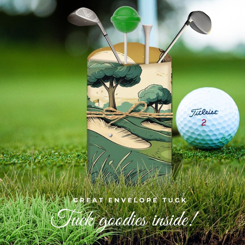 Golf Junk Journal Folio Printable Kit – DIY Trifold Mini Ephemera ...