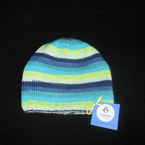Women&#39;s striped hat