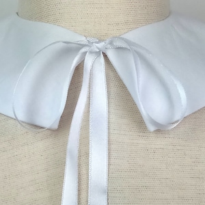 Detachable Peter Pan Collar, White Collar Necklace,Vintage collar ,White Peter Pan Collar zdjęcie 8