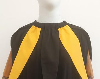Jester pointed collar Clown Harlequin black yellow collar Halloween Circus neck collar cosplay ,pierrot halloween clown cosplay