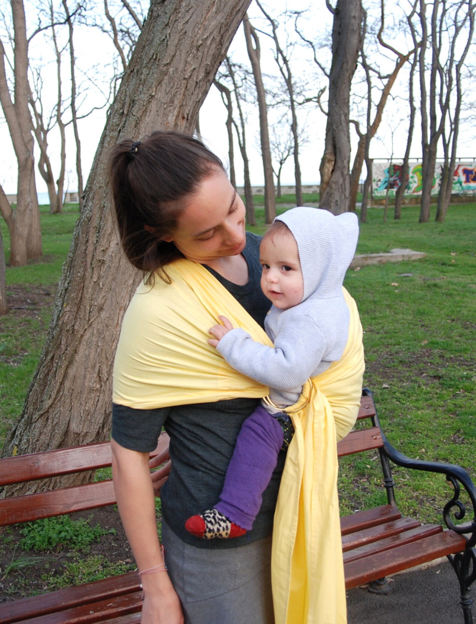 Baby Sling Ring yellow Baby Slingring Slingbaby Carrier Etsy