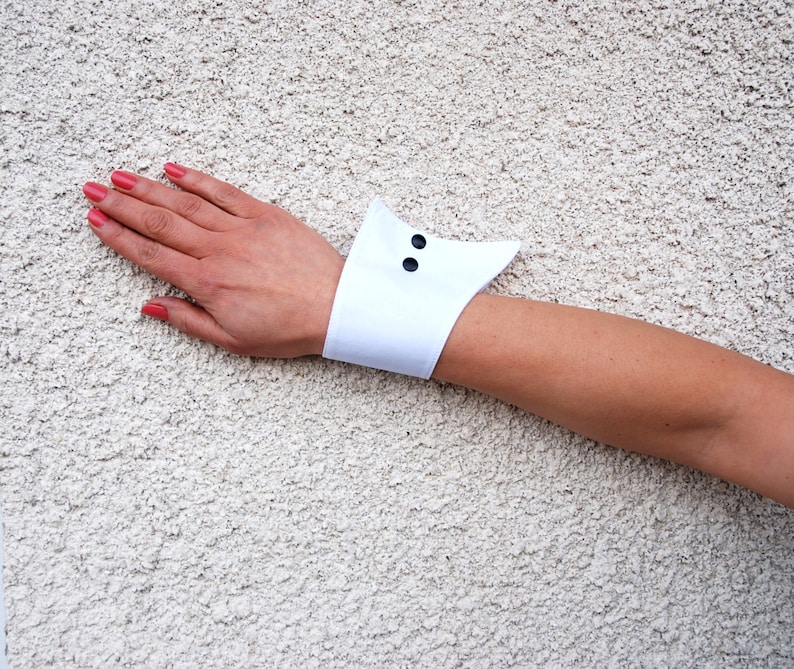 Wrist Cuff Detachable Wrist Cuffs Cocktail Wrist Cuffs Etsy