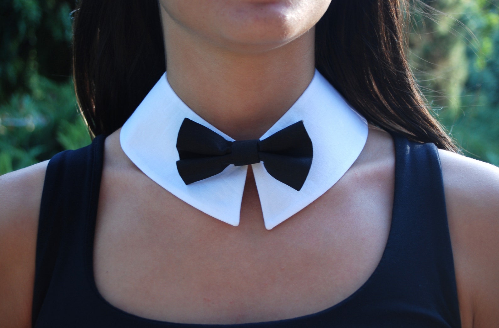 Collar with bow tie and wrist cuffs setCollar and Etsy