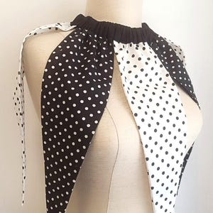 Clown pointed collar Jester Harlequin collar Halloween Circus neck collar  Polka Dot  Pierrot cosplay , pierrot costume halloween cosplay