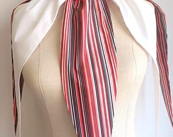 Clown pointed collar Jester Harlequin collar Halloween Circus neck collar red & white Pierrot cosplay , pierrot costume halloween cosplay
