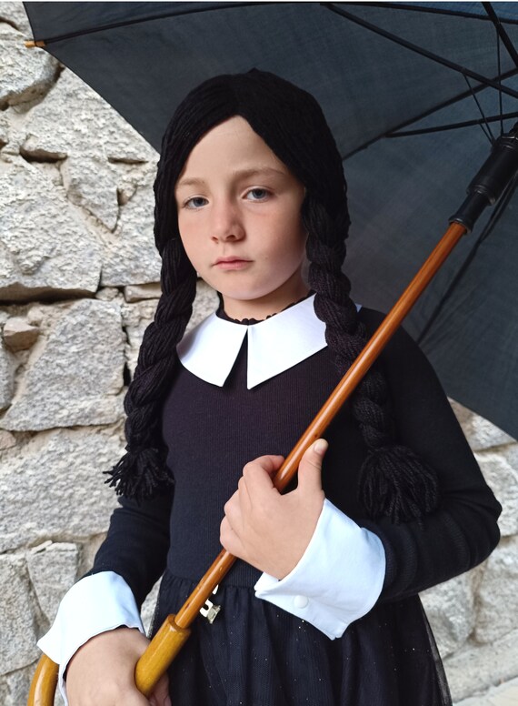 Wednesday addams girls costume deals