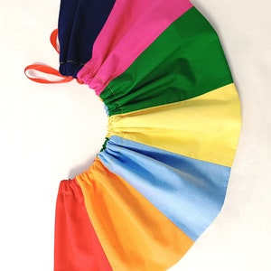 Clown detachable collar Harlequin neck ruffle costume Circus multicolored neck collar adjustable  collar Cosplay halloween costume