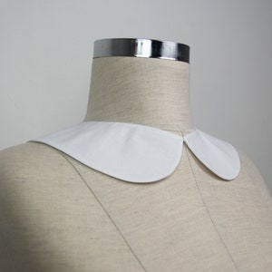 Peter Pan collar , Detachable White Collar, Necklace collar,Adjustable collar, White Choir collar, Choir costume image 2