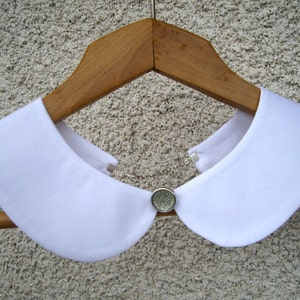 Peter Pan collar , Detachable White Collar, Necklace collar,Adjustable collar, White Choir collar, Choir costume image 4