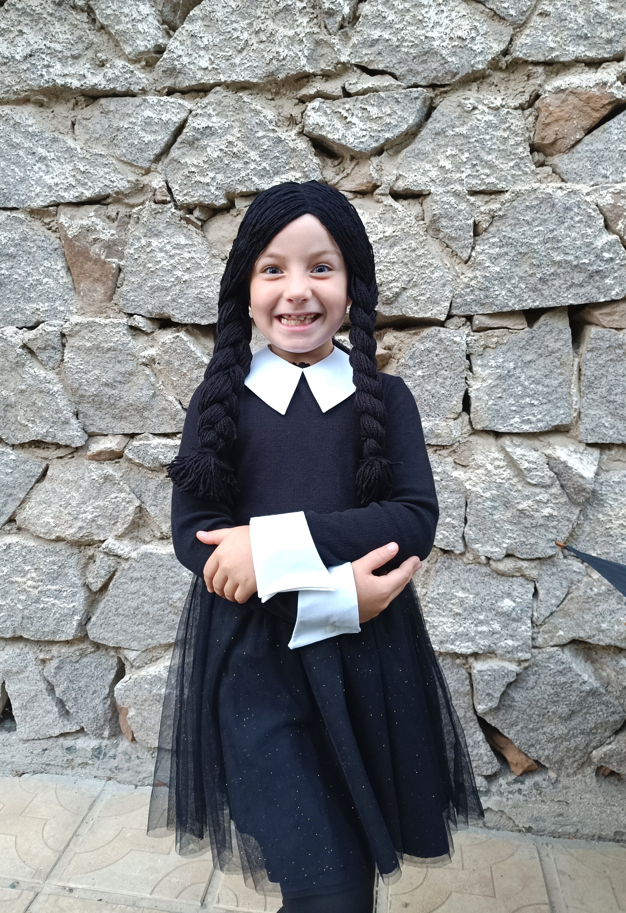 Wednesday Addams Outfit Addams Costume Set Collar and Wrist 