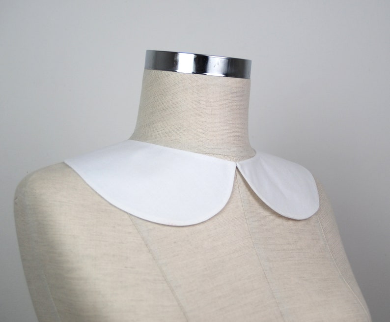 Peter Pan Collar Removable White Collar Vintage Collar Etsy