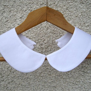 Peter Pan collar , Detachable White Collar, Necklace collar,Adjustable collar, White Choir collar, Choir costume image 3