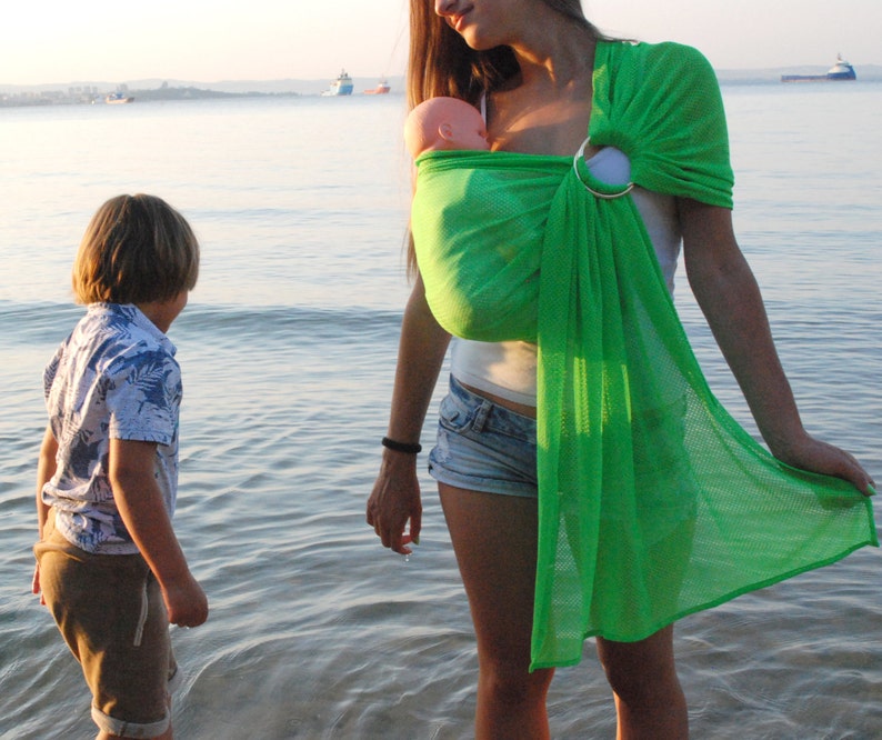Water Mesh Sling/ Baby Mesh Sling/water Sling/ Summer Baby Etsy