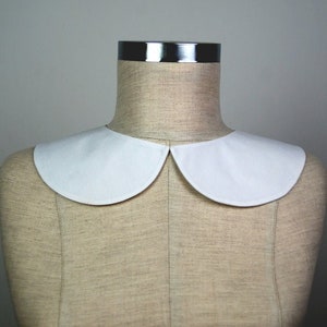 Detachable Peter Pan Collar, White Collar Necklace,Vintage collar ,White Peter Pan Collar zdjęcie 7