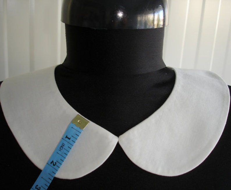 Peter Pan collar , Detachable White Collar, Necklace collar,Adjustable collar, White Choir collar, Choir costume image 5