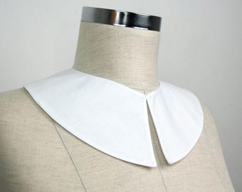 Cosplay collar Dress Up Detachable Petter Pan collar ajustable collar  White vintage Collar outfit Pilgrim Costume
