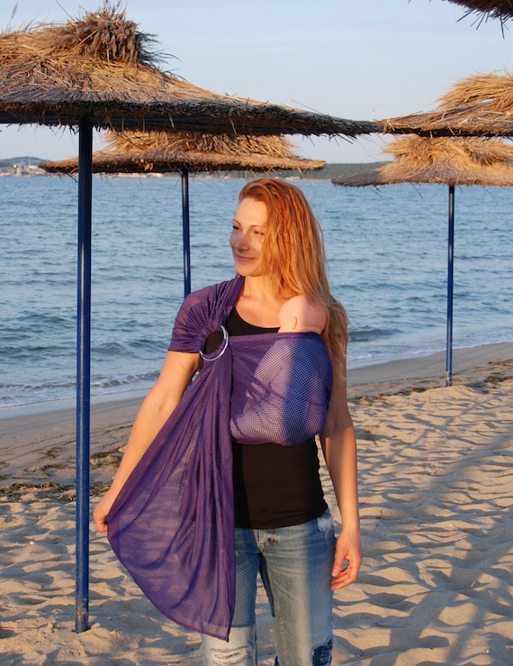 Mesh Water Sling /summer Baby Sling /water Ring Sling /baby Etsy