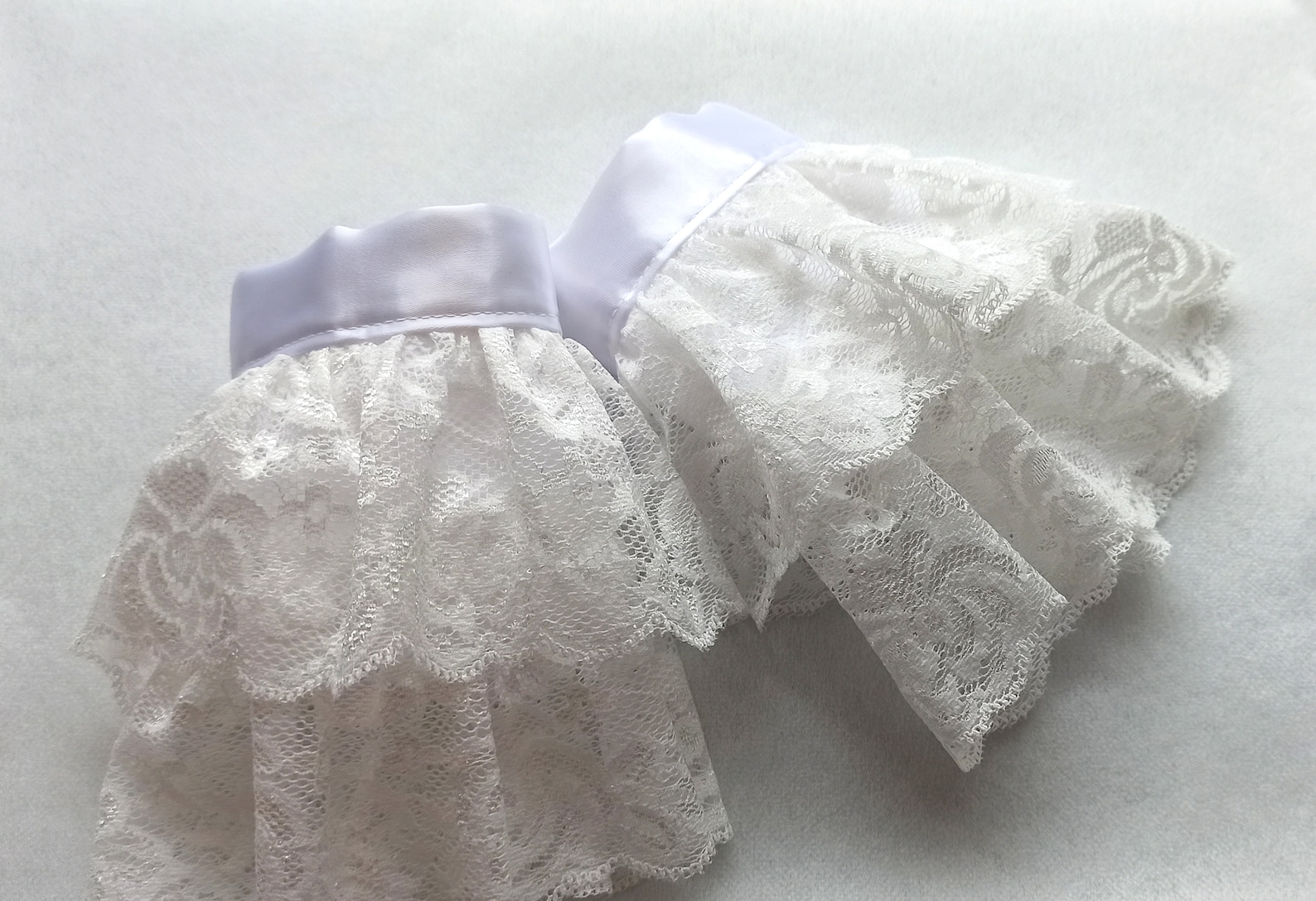 Lace Jabot lace Wrist Cuffs Set Victorian Jabot and Wrist Etsy