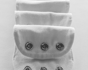 Förlängare för babybody i bomull, justerbar bodysuitförlängare (3-pack)