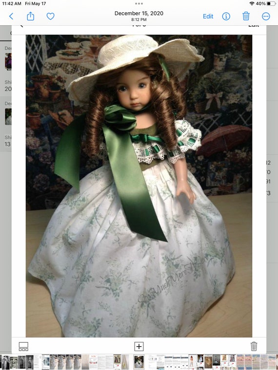 Effner Little Darling Doll Dress Ensemble: Gone With Wind BBQ Gown, Custom Made - Etsy Effner Little Darling Doll Dress Ensemble: Gone With Wind BBQ Gown, Custom Made - Etsy