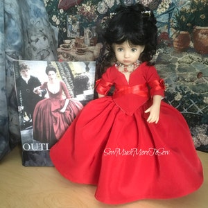 OUTLANDER Claire &quot;Red Dress&quot; for Little Darling Doll [NO DOLL]