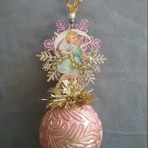 Angel with Garland of Flowers