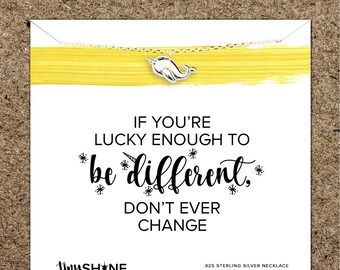 Be Different Narwhal Necklace