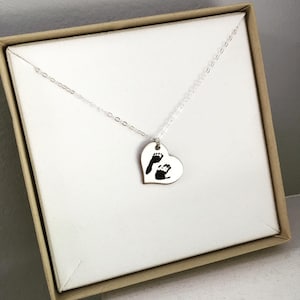 Custom Handwriting or Finger/Handprint Necklace or Keychain engraved with the writing or art of your little one or loved one image 2