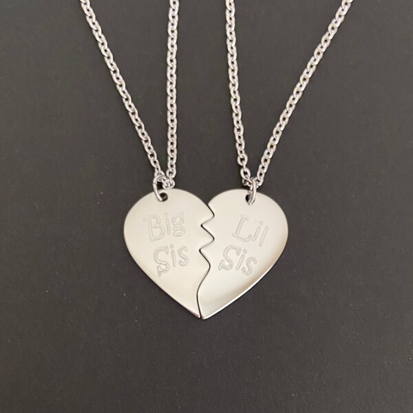 Sister Puzzle Necklace Etsy