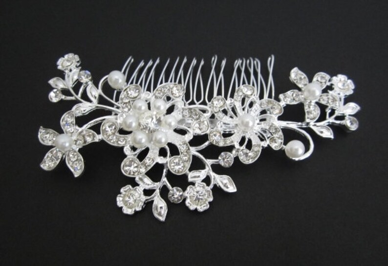 Bridal Hair Comb. Sparkle Rhinestone Hair Comb. Wedding Hair Etsy