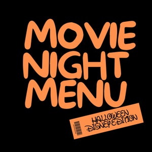 Halloween Dinner and a Movie