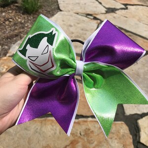 Joker-inspirerad cheerleader-rosett