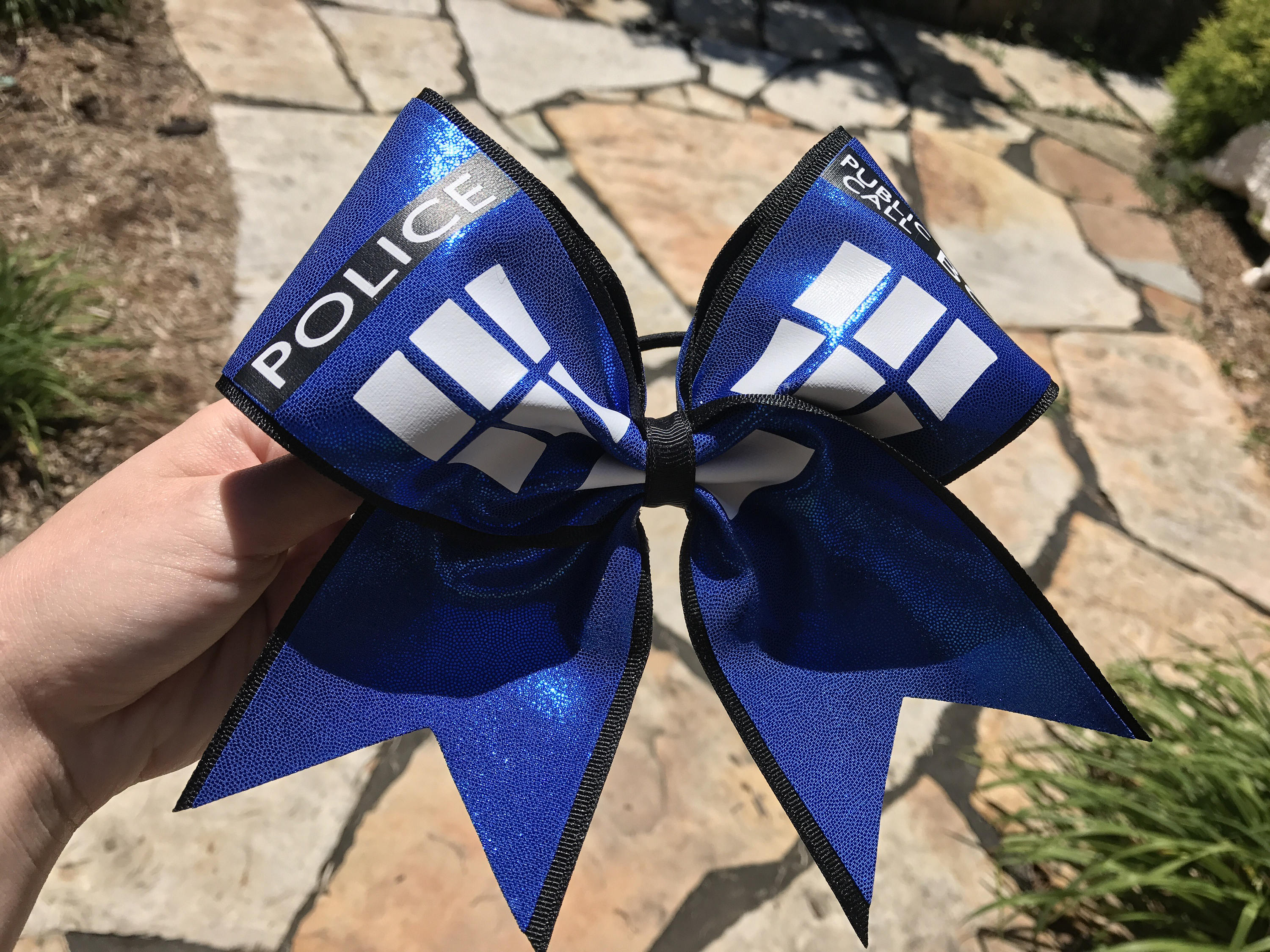 TARDIS inspired Doctor Who Cheer Bow