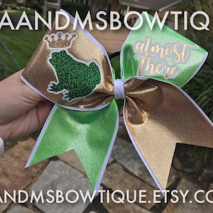 Tiana Princess and the Frog Inspired Cheer Bow