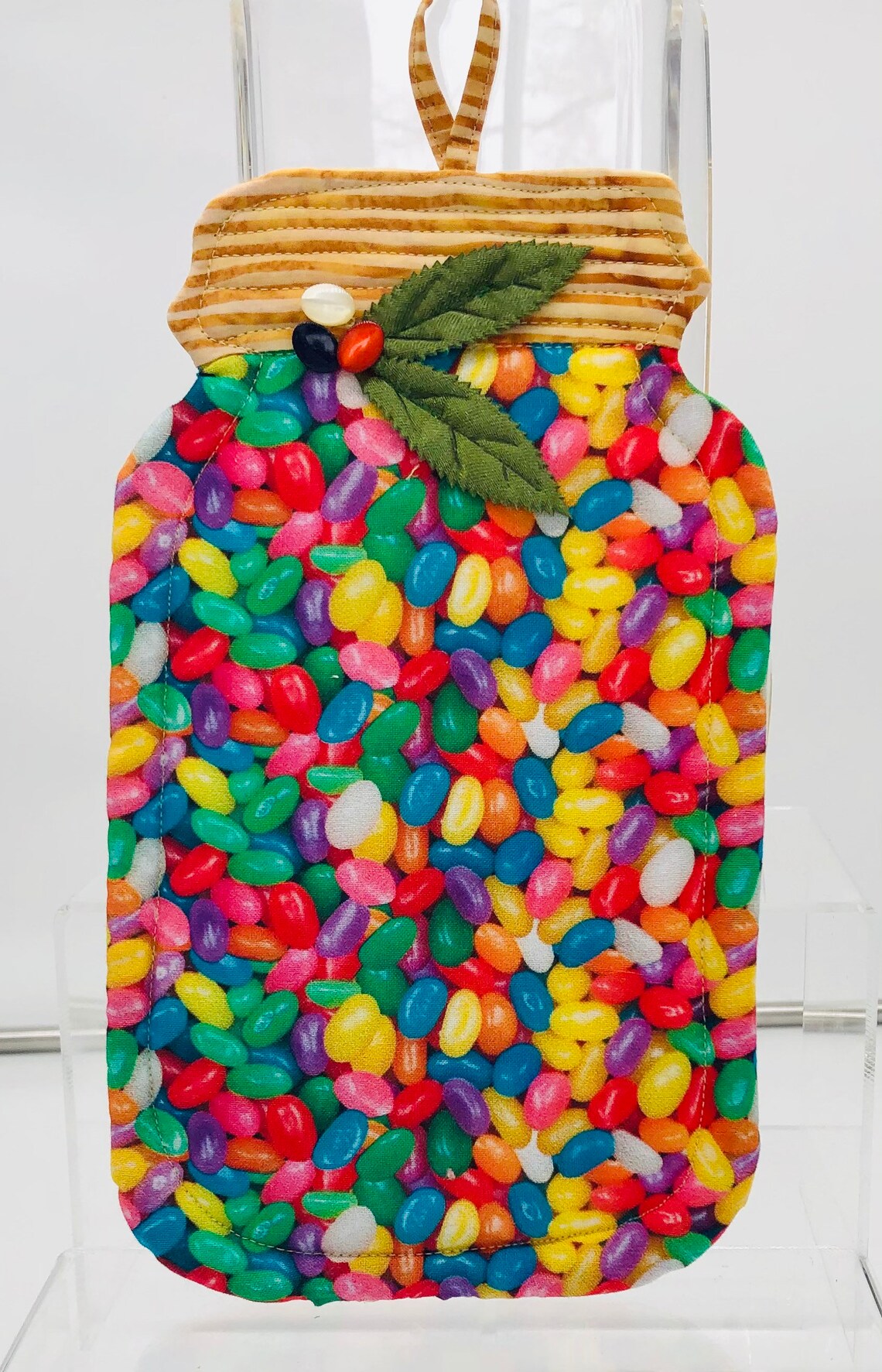 Easter Jelly Beans Mason Jar Candy in a Jar Pot Holders Set of Two