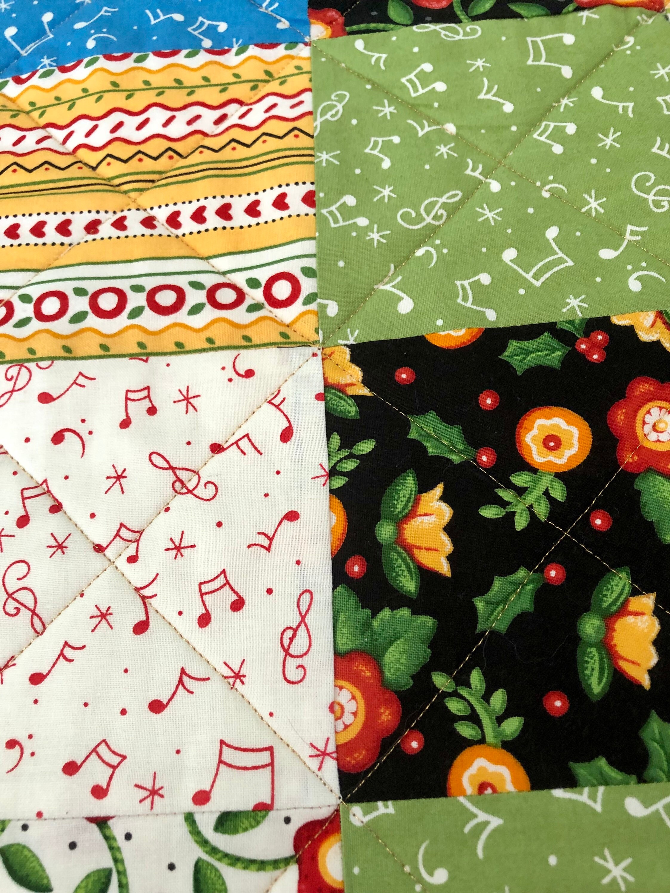 Christmas Tree Skirt Mary Engelbreit Fabric Quilted the Etsy UK