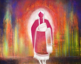 Indigenous Mother Earth Art Print