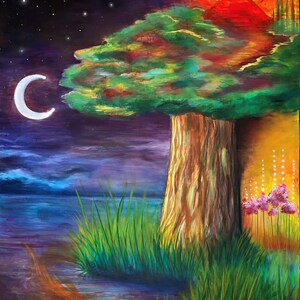Tree of Life - Vibrant Nature and Spiritual Growth Art Print