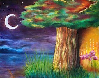 Tree of Life - Vibrant Nature and Spiritual Growth Art Print