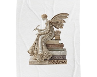 Couverture de lecture Angel | Illustration sépia, conception de bibliothèque