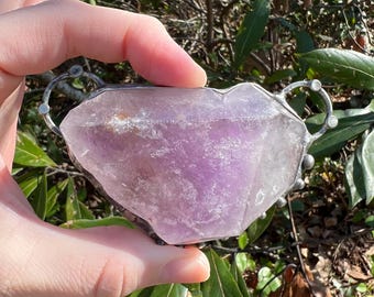 Sovereign~ spectacular Tabby Amethyst one of a kind gemstone talisman