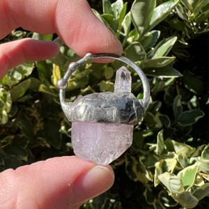 Castle in the Sky~ dainty Vera Cruz Amethyst one of a kind gemstone talisman