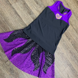 Sea Witch Villain Mermaid Running Villain Costume