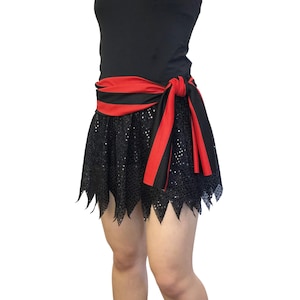 Pirate  Swashbuckler Running Costume- sparkle skirt only
