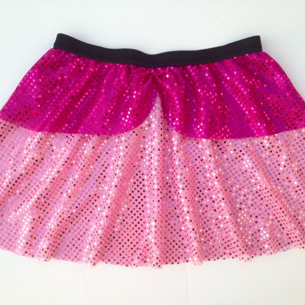 Anastasia Running Skirt | Princess Costume Skirt Sparkly Pink