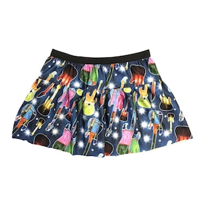 Rock and roll guitar running skirt
