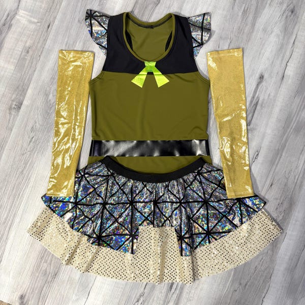 Mulan Soldier Ping Running Skirt