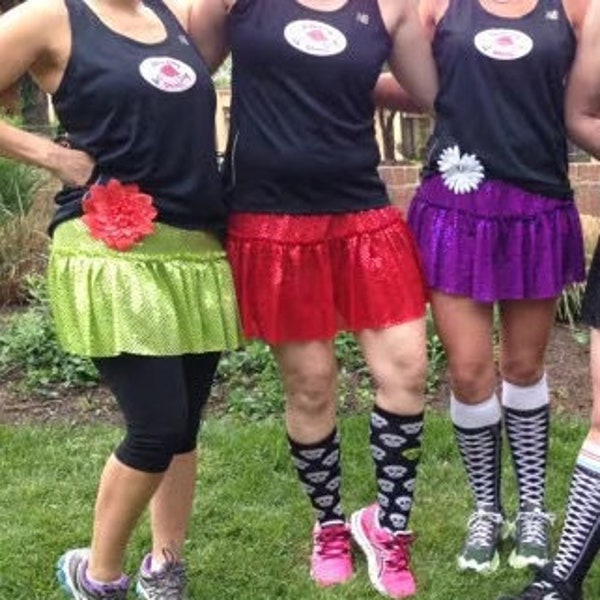 Running Sparkly Skirts - MANY COLORS | Marathon or Themed Costume Skirt