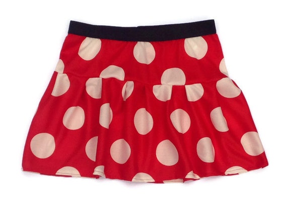 Minnie Mouse Red Polka Dot Running Skirt Children's Minnie