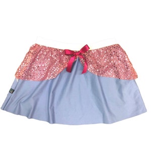 Cinderella Fairy Godmother Inspired Athletic Sparkle Running Skirt